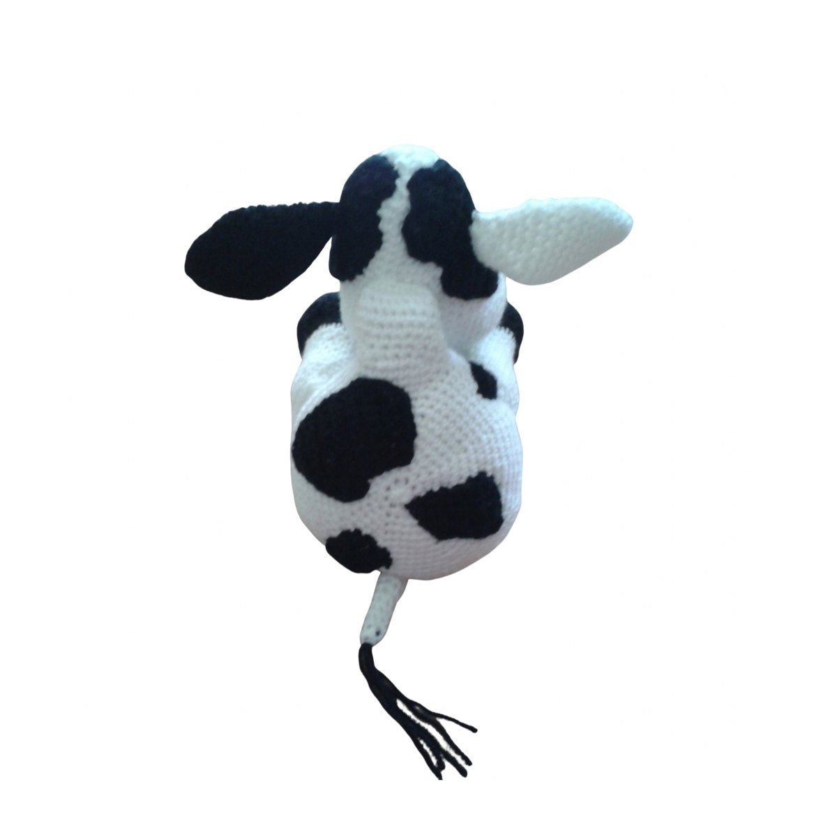 Crochet Patterm for Cow Kids Amigurumi Pillow Toy Cushion Back 