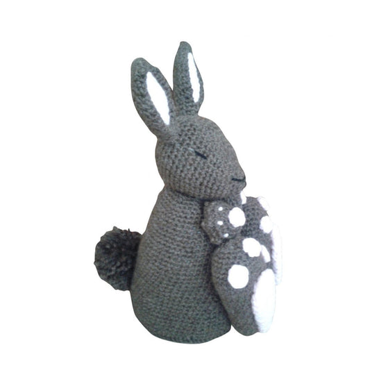 Crochet Pattern for Doorstop Bunny Rabbit Kids Toys Amigurumi