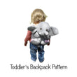 Load image into Gallery viewer, Crochet Pattern for Kids Childs Bag Backpack Elephant 
