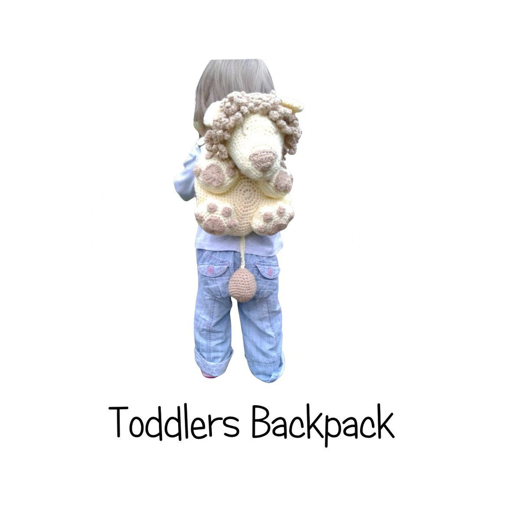 Crochet Pattern for Kids Toddlers Bag Backpack Amigurumi 