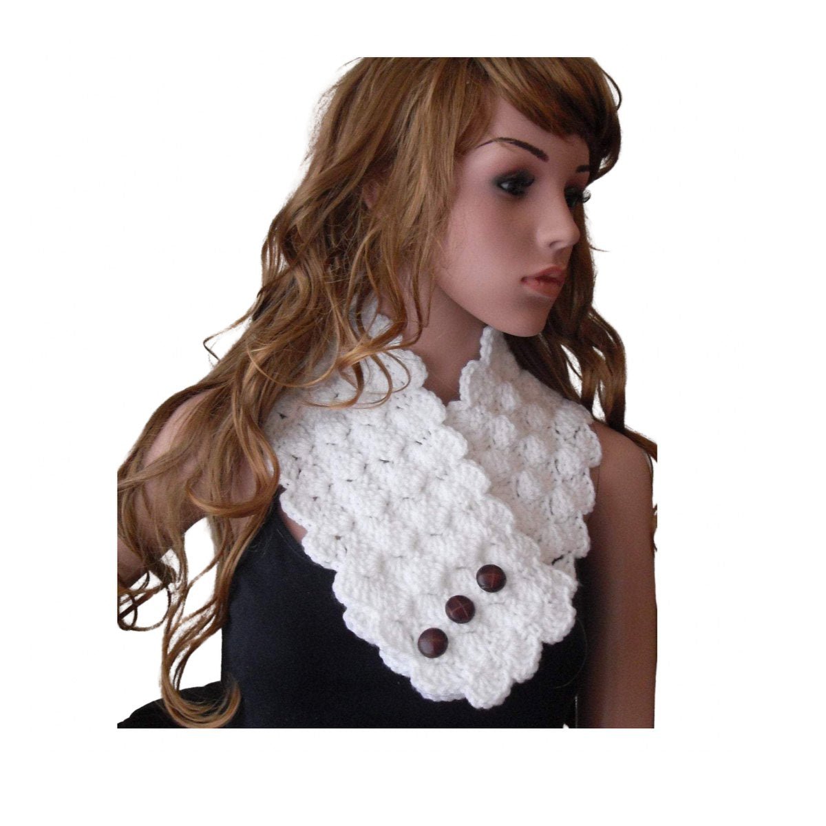 Crochet Pattern for Neckwarmer Scarf Bumps Beginner Easy 