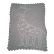Load image into Gallery viewer, Filet Giraffe Blanket CROCHET PATTERN one-piece
