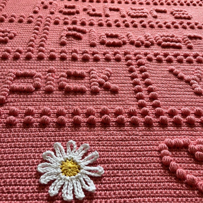 If Mothers Were Flowers Lap Blanket CROCHET PATTERN - One-piece