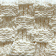 Load image into Gallery viewer, Free Baby Blanket Knitting Pattern Chunky Basketweave Close up 
