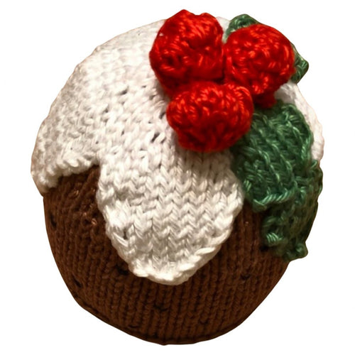 Free Christmas Knitting Pattern for Xmas Pudding