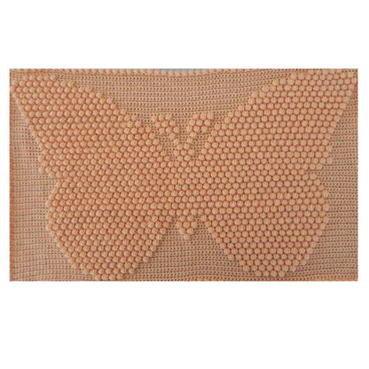 Free Crochet Pattern Baby Blanket Butterfly Premature Small Bobbles Puff Stitch