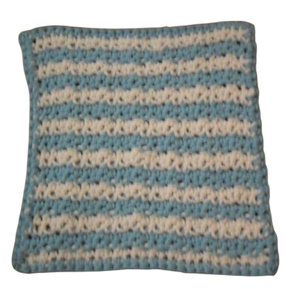 Free Crochet Pattern Easy Dishcloth Striped