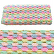 Load image into Gallery viewer, Free Crochet Pattern for Baby Blanket Easy Pastel Shells Close
