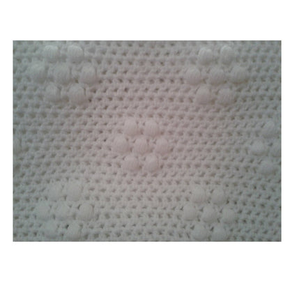 Free Crochet Pattern for Baby Blanket Flowers Spotty Puff Stitch