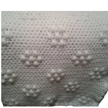 Free Crochet attern for Baby Blanket Spotty Puff Stitch Flowers