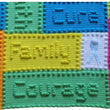 Load image into Gallery viewer, Free Crochet Pattern for Cancer Support Lap Blanket Hospital Throw

