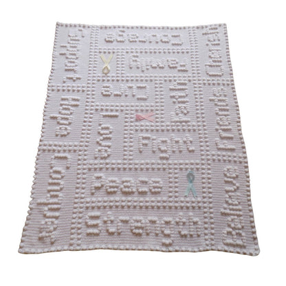 Free Crochet Pattern for Cancer Throw Blanket One Piece Charity Comfort