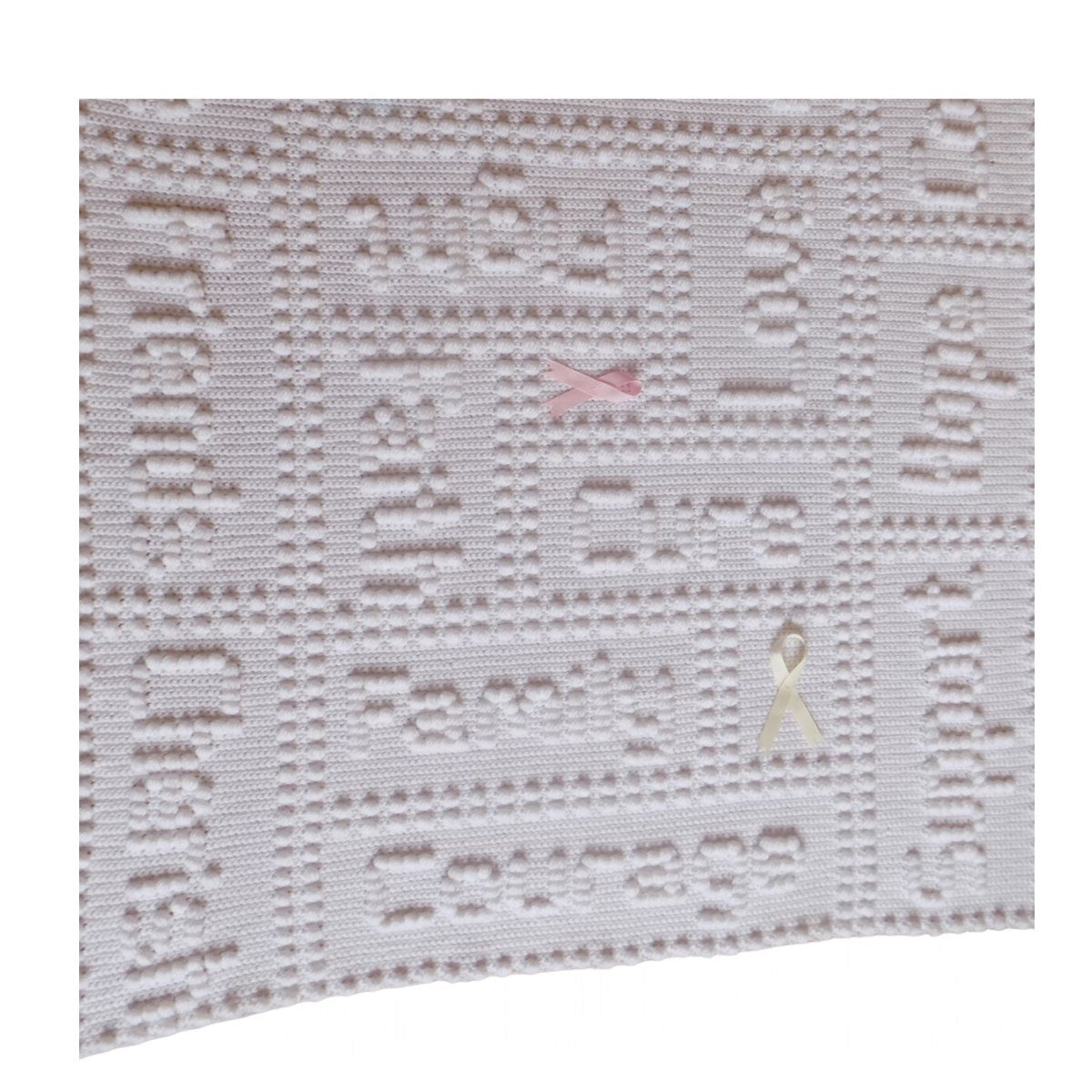 Free Crochet Pattern for Cancer Throw Blanket One Piece Comfort Charity