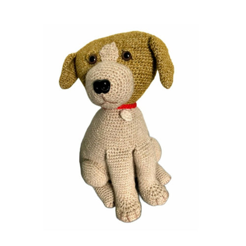 Free Crochet Pattern for Dog Doorstop Amigurumi Toy