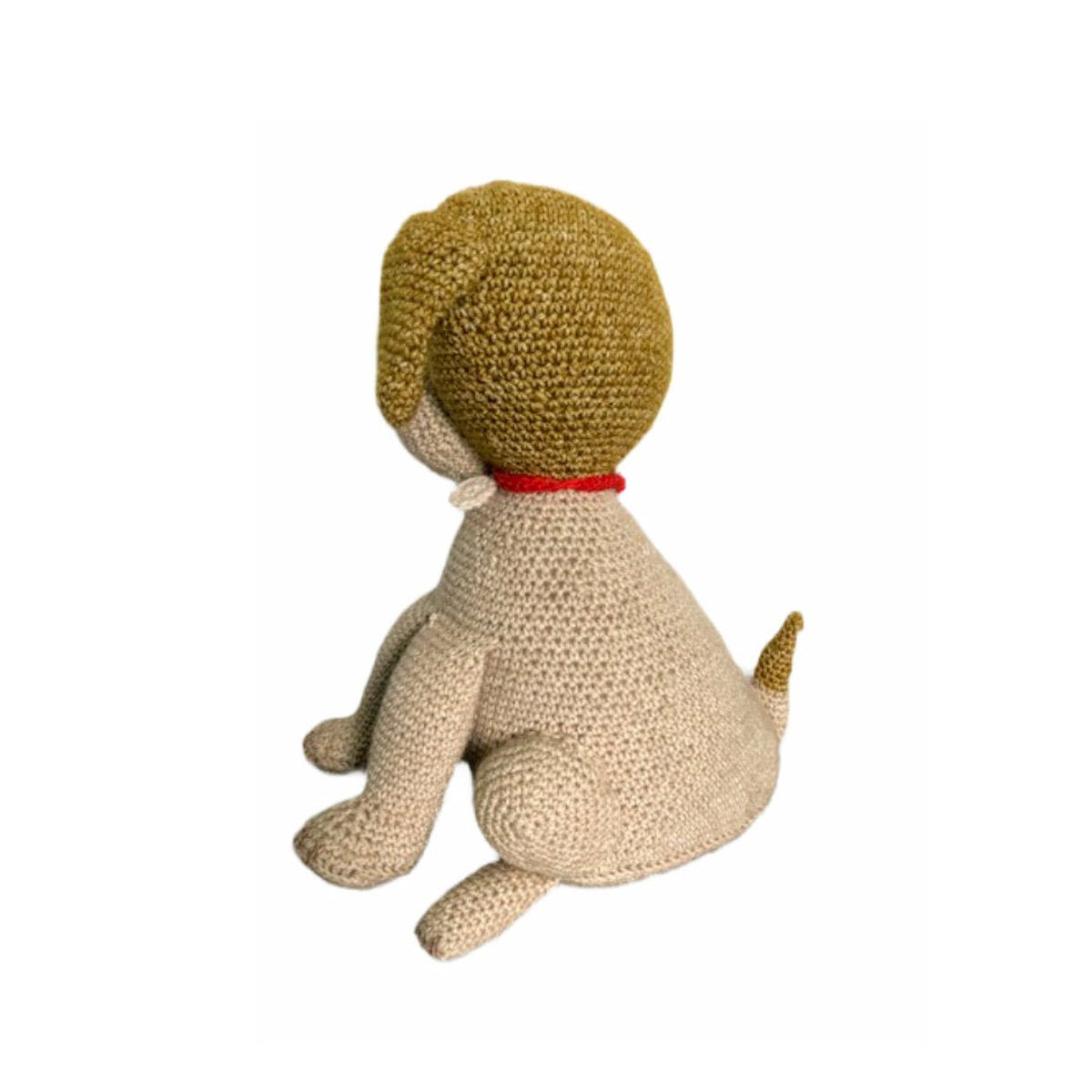Free Crochet Pattern for Dog Doortop Amigurumi Toy Back