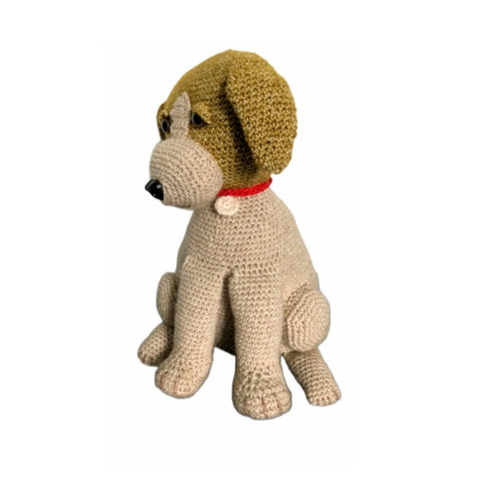 Free Crochet Pattern for Dog Doorstop Toy Amigurumi
