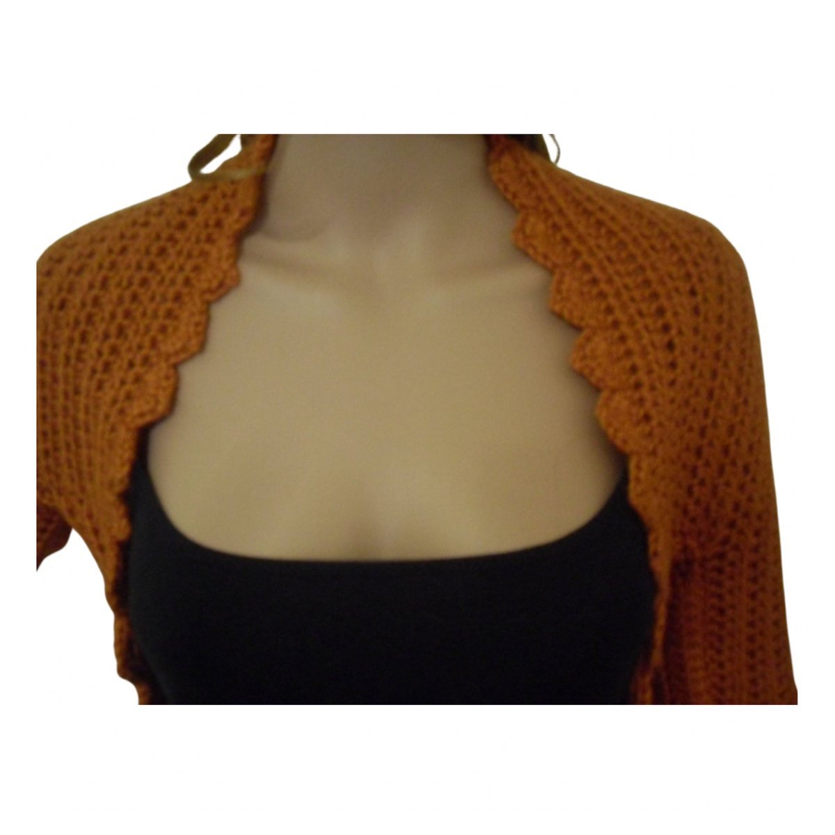 Free Crochet Pattern for Ladies Shrug Close Easy Plain Simple