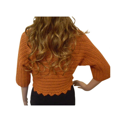 Free Crochet Pattern for Ladies Shrug Close Easy Simple Plain 