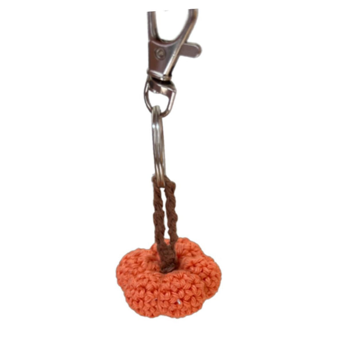 Free Crochet Pattern for Pumpkin Keyring Mini Halloween