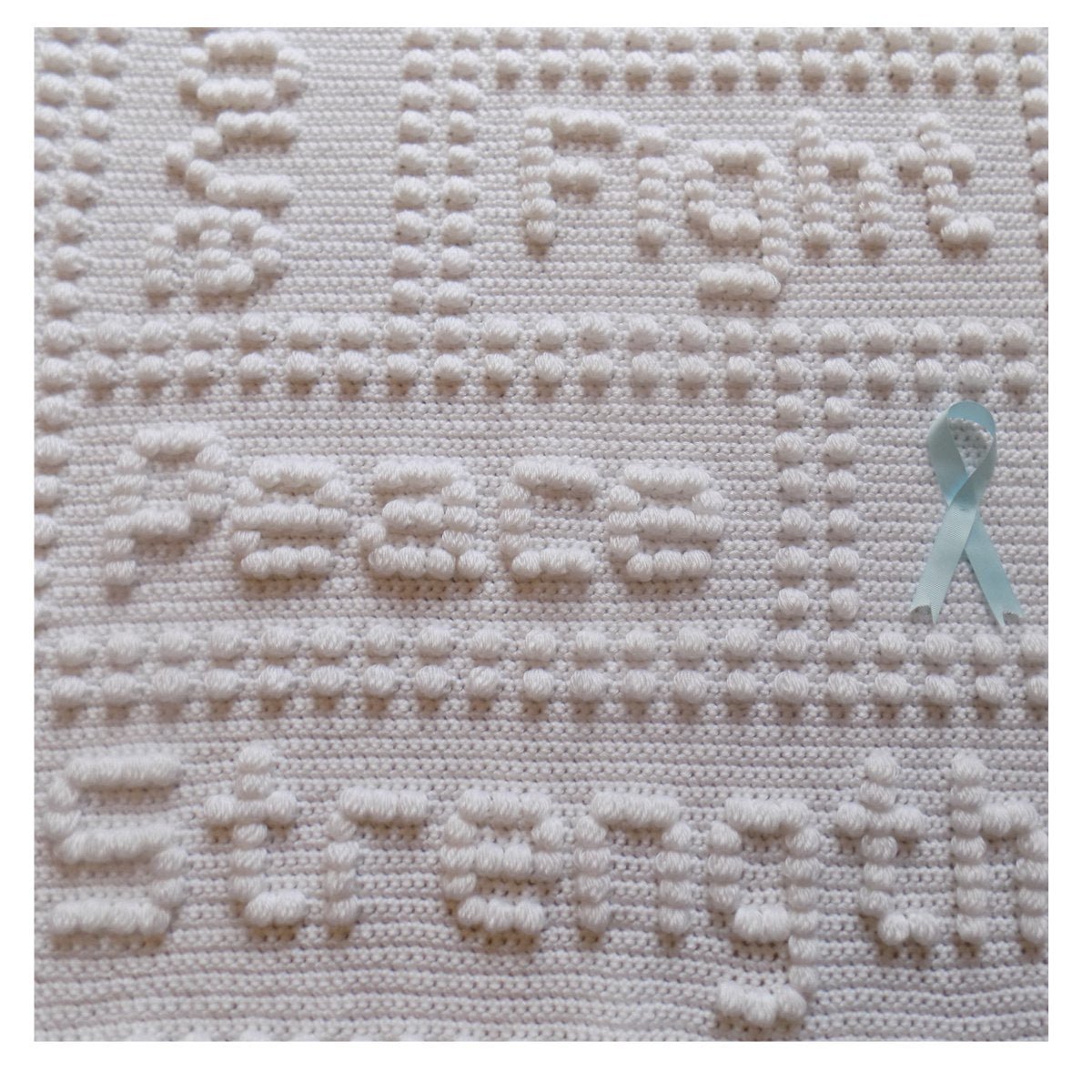 Free Crochet Pattern for Throw Blanket Cancer One-Piece Charity Comfort