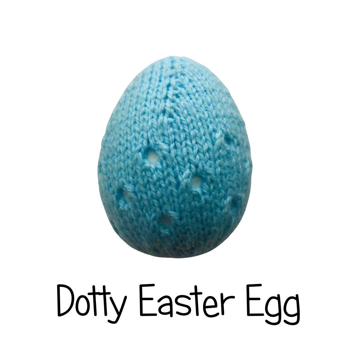 Free Knit Pattern for Easter Eggs Dotty