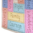 Load image into Gallery viewer, Cancer Support Comfort Lap Blanket | FREE KNITTING PATTERN one-piece
