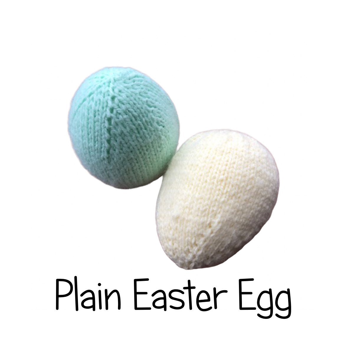 Free Knitting Patterns for Easter Eggs Plain