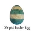 Load image into Gallery viewer, Free Knitting Patterns for Easter Eggs Striped
