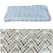 Load image into Gallery viewer, 2 x Baby Blankets KNITTING PATTERNS - Arrows &amp; Lacy Zigzags
