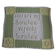 Load image into Gallery viewer, Knitting Pattern for Baby Blanket You are my Sunshine Only Sun Bobble Stitch
