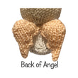 Load image into Gallery viewer, Knitting Pattern for Christmas Characters Angel Wings Xmas Decorations Backside

