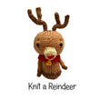 Load image into Gallery viewer, Knitting Pattern for Christmas Characters Reindeer Xmas Decorations
