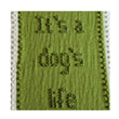Load image into Gallery viewer, Knitting Pattern for Dog Blanket Its a Dogs Life Bobble Stitch 
