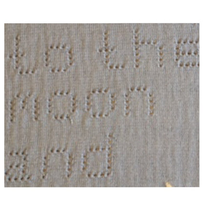 Knitting Pattern for Lace Baby Blankets Words Love you to the Moon and Back