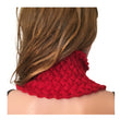 Load image into Gallery viewer, Knitting Pattern for Scarf Basketweave Neckwarmer Backside
