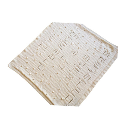 Knitting pattern for Baby Blanket Dreaming of a White Christmas
