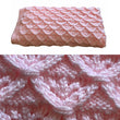 Load image into Gallery viewer, Pretty Lace Baby Blanket Knit Pattern Little Peaks 
