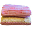 Load image into Gallery viewer, Patterns for Knitted Baby Blankets Pink Candy Stripe Easy Lace 
