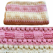 Load image into Gallery viewer, Patterns for Knitted Baby Balnkets Candy Stripe 
